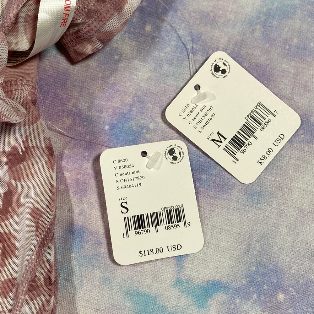 🧼[ Free People ] Movement See You Through Yoga Set in Blush - Picture 16 of 16